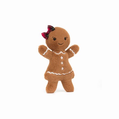 Jellycat Jolly Gingerbread Ruby UK | 87096KQME